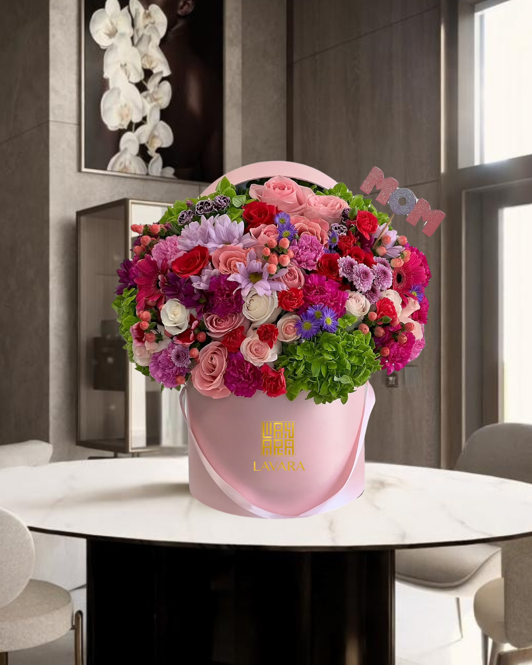 Mother's Day Signature Red and Pink Roses