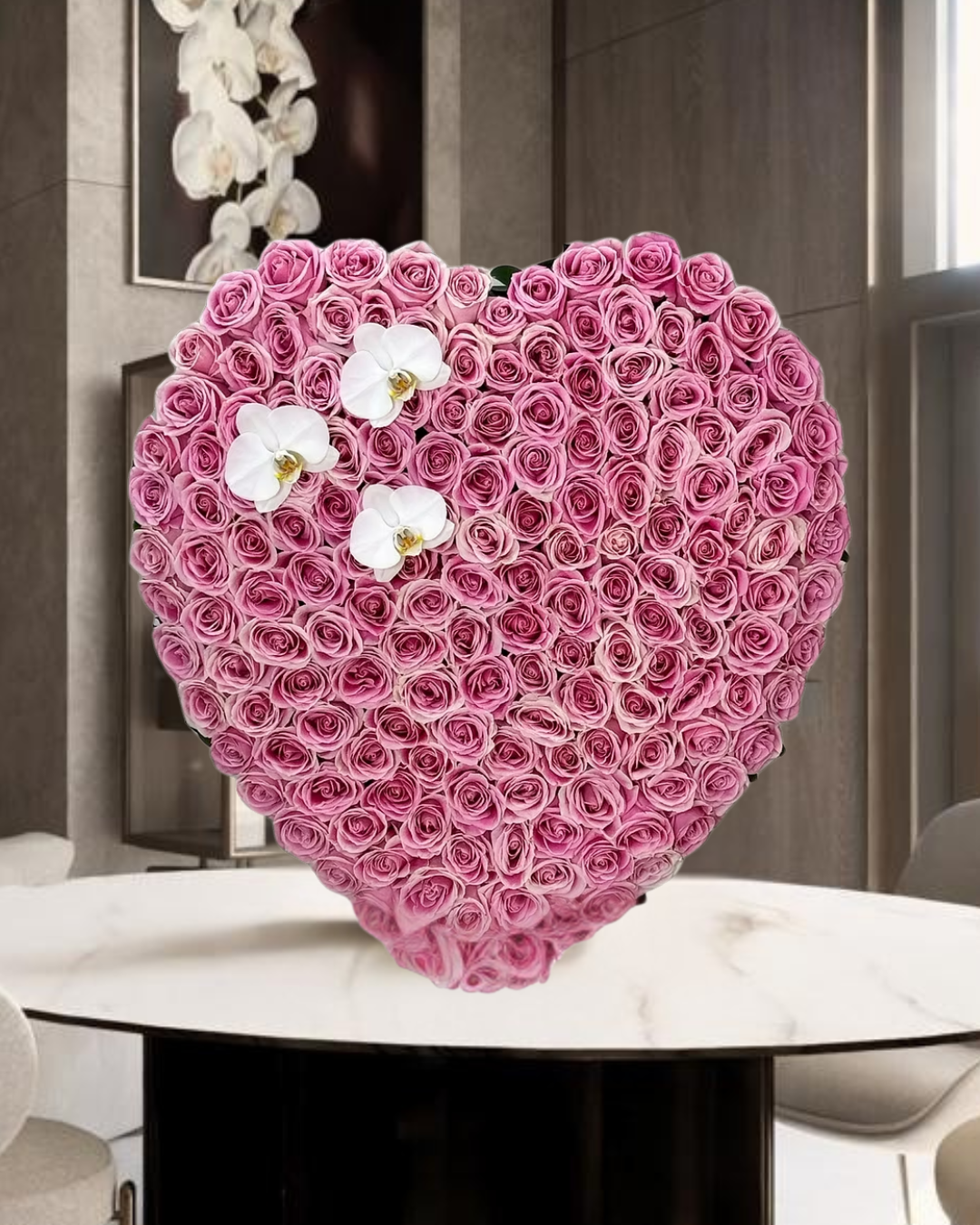 Hot Pink Heart (Large)